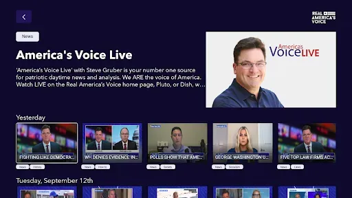 Скриншот 7 — Real America’s Voice News