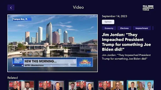 Скриншот 8 — Real America’s Voice News