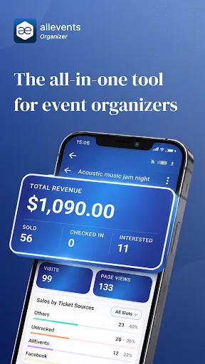 Скриншот 1 — Event Manager - AllEvents.in