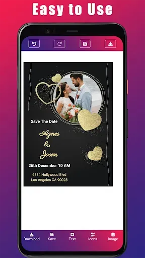 Скриншот 3 — Wedding Invitation Card