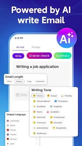 Скриншот 2 — GenieMail - AI Mail Agent