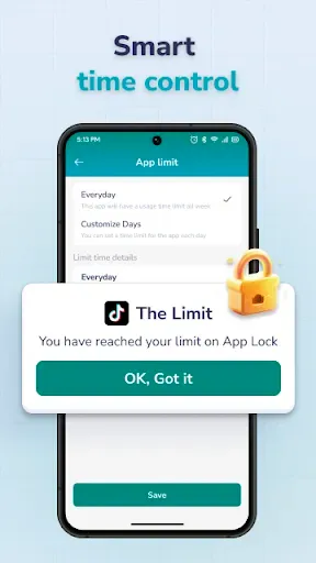 Скриншот 2 — Блокировка приложения - Lockit