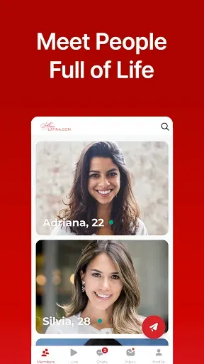 Скриншот 1 — AmoLatina: Latin Online Dating