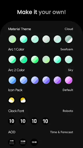 Скриншот 3 — Weather Forecast Watch Face