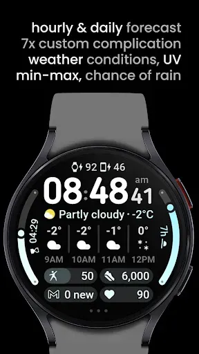 Скриншот 4 — Weather Forecast Watch Face