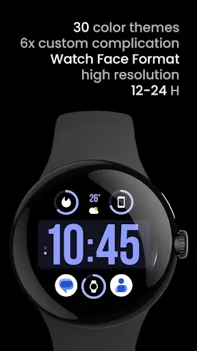 Скриншот 2 — Huge Time Watch Face