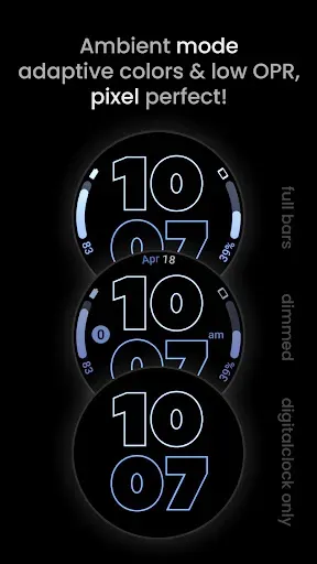 Скриншот 2 — Outlined Watch Face