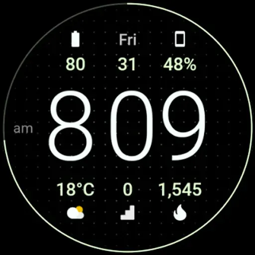 Скриншот 8 — Simple Digital Watch Face