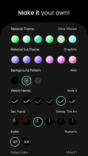 Скриншот 3 — Ultra Analog Watch Face