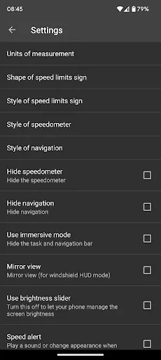 Скриншот 2 — HUD Speed limits and alerts
