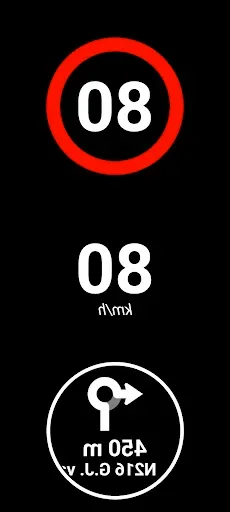 Скриншот 3 — HUD Speed limits and alerts