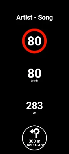 Скриншот 6 — HUD Speed limits and alerts