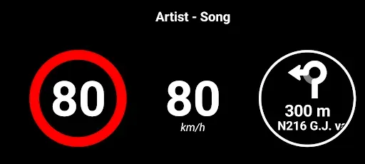 Скриншот 7 — HUD Speed limits and alerts
