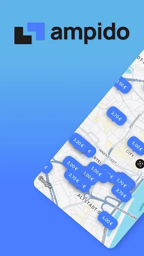 Скриншот 1 — ampido - Die Parkplatz-App