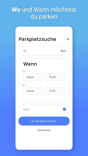 Скриншот 3 — ampido - Die Parkplatz-App