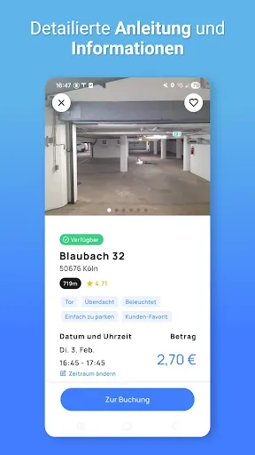 Скриншот 5 — ampido - Die Parkplatz-App
