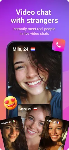 Скриншот 1 — Flirtify: Live Video Chat