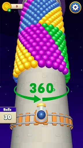 Скриншот 1 — Bubble Popper Ballz