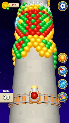 Скриншот 2 — Bubble Popper Ballz