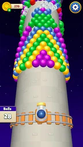 Скриншот 4 — Bubble Popper Ballz
