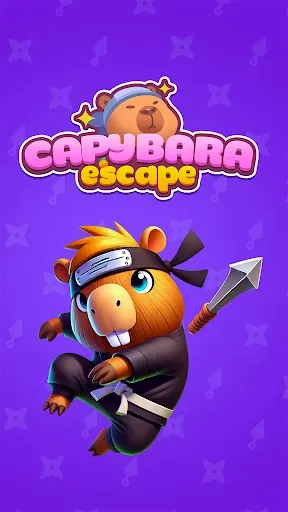 Скриншот 1 — Capybara Escape: Ninja Game
