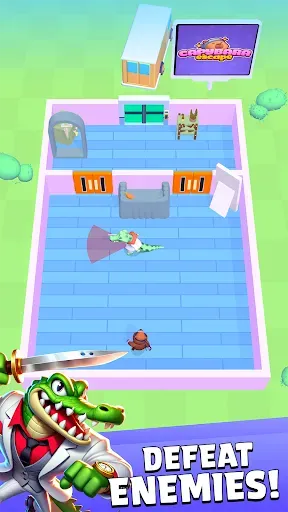 Скриншот 2 — Capybara Escape: Ninja Game