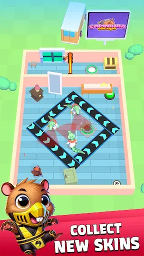 Скриншот 3 — Capybara Escape: Ninja Game