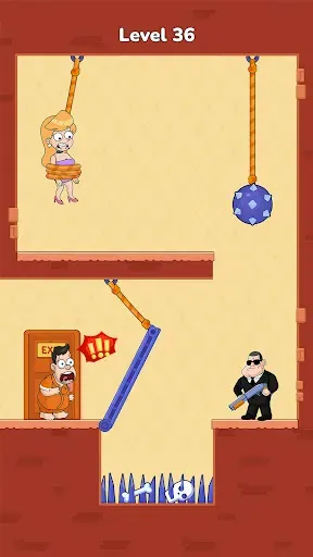 Скриншот 1 — Cut Master: Fun Rope Cut Game
