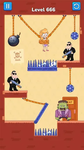 Скриншот 5 — Cut Master: Fun Rope Cut Game