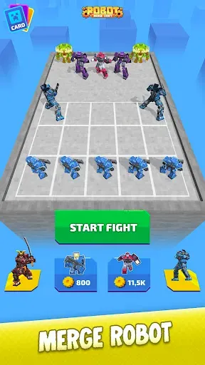Скриншот 1 — Craft Robot: Merge Master