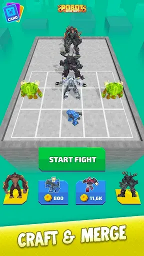 Скриншот 2 — Craft Robot: Merge Master