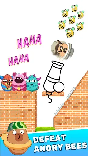 Скриншот 7 — Save The Eggs: Draw To Save