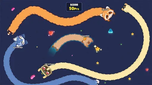 Скриншот 2 — Snake Battle: Fun Snake Game