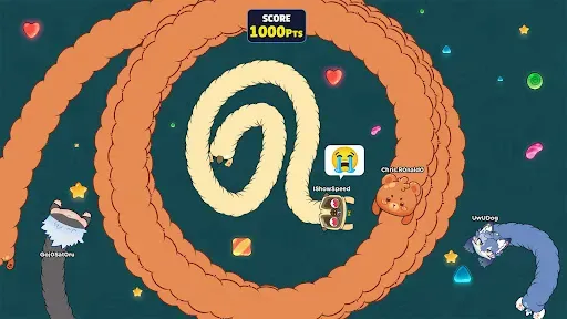 Скриншот 4 — Snake Battle: Fun Snake Game