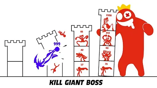 Скриншот 1 — Stick Hero 2: Tower Defense
