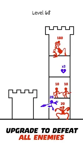 Скриншот 4 — Stick Hero 2: Tower Defense