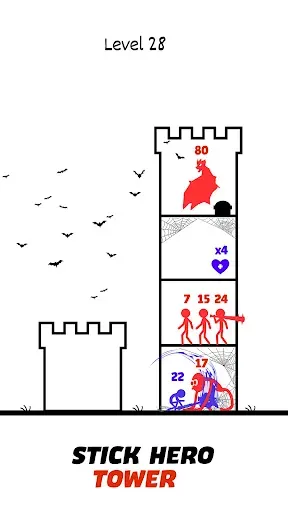 Скриншот 7 — Stick Hero 2: Tower Defense