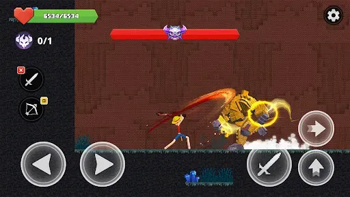 Скриншот 1 — Stick Block Fighting Craft War
