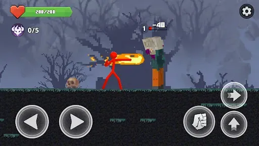 Скриншот 6 — Stick Block Fighting Craft War