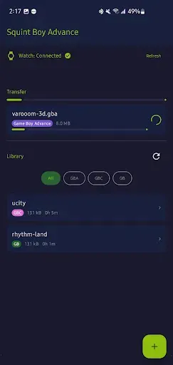 Скриншот 2 — SquintBoy WearOS GBA Emulator