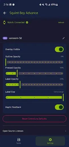 Скриншот 7 — SquintBoy WearOS GBA Emulator