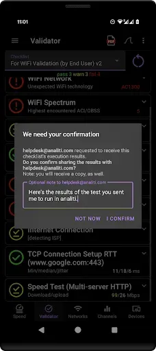Скриншот 2 — analiti - Speed & WiFi