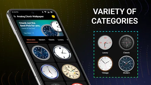 Скриншот 3 — Analog Clock живые обои