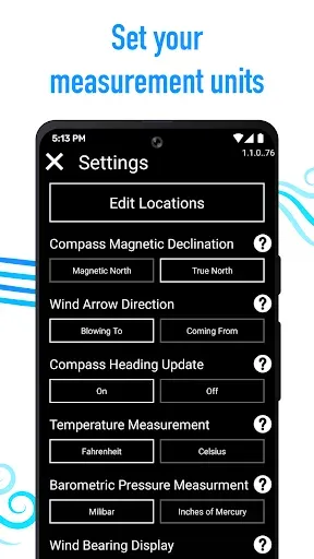 Скриншот 2 — Wind Compass