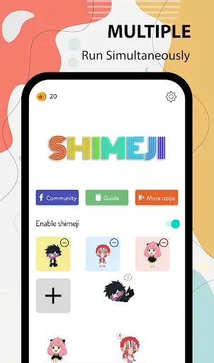 Скриншот 1 — Shimeji - desktop pet