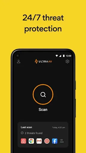 Скриншот 1 — UltraAV: Antivirus Security