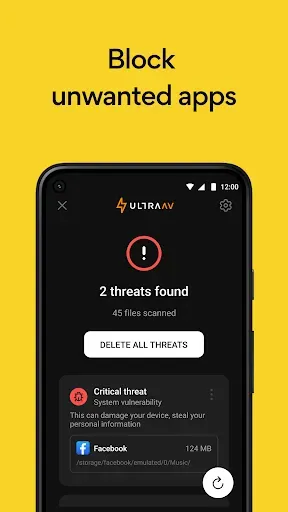 Скриншот 3 — UltraAV: Antivirus Security