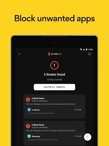 Скриншот 8 — UltraAV: Antivirus Security
