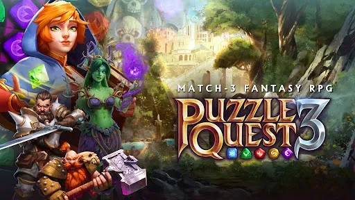 Скриншот 1 — Puzzle Quest 3: RPG Adventure