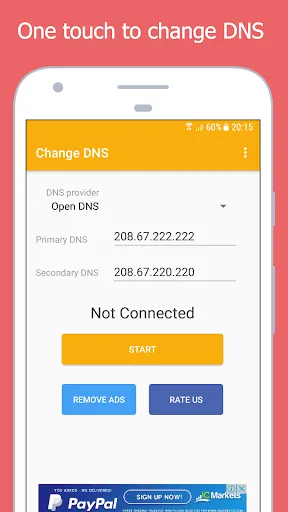 Скриншот 3 — Изменение DNS (5G / Wifi)